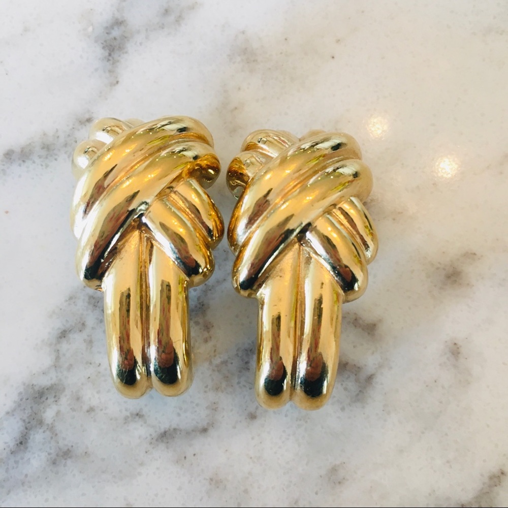GIVENCHY GoldTone Earrings